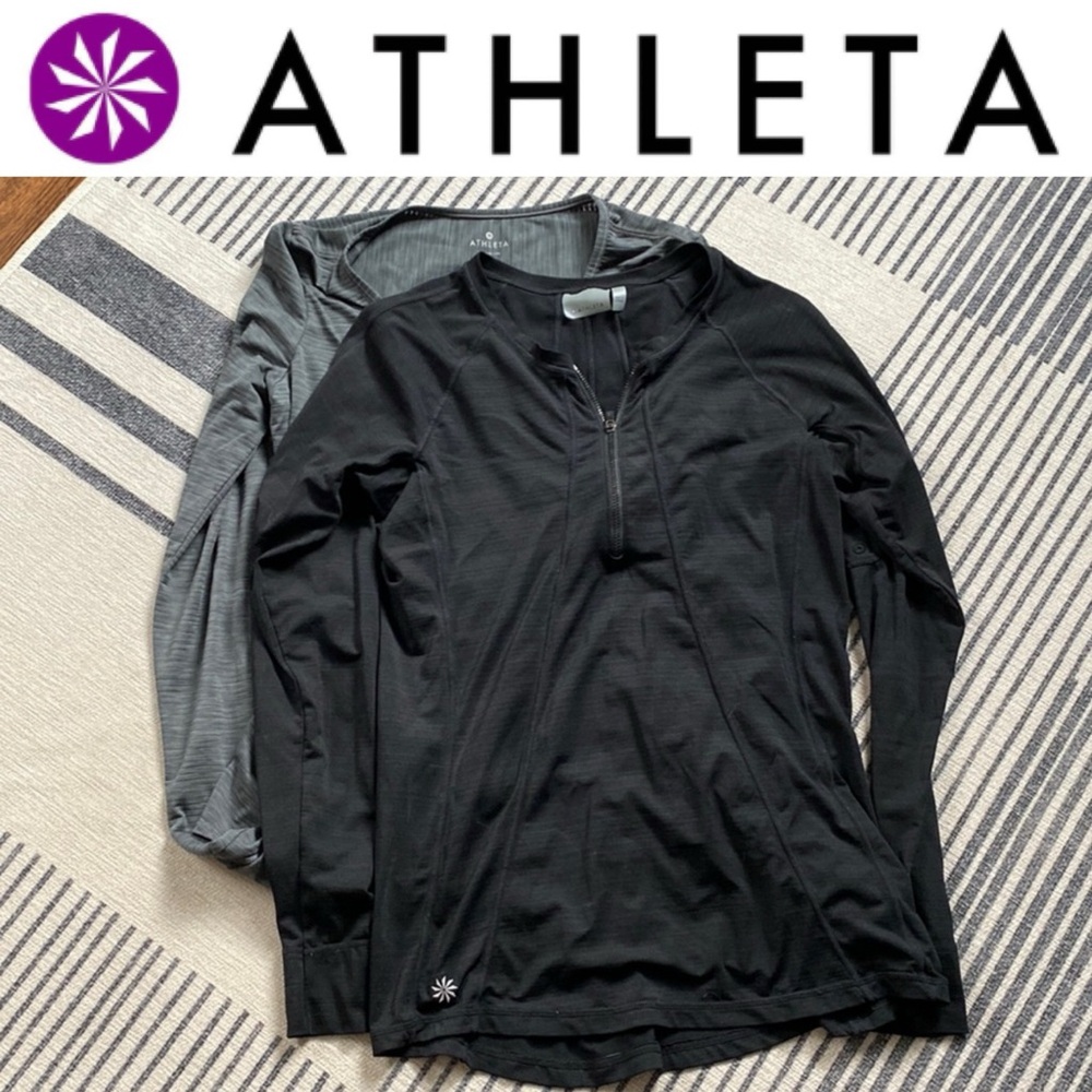 Two athleta long sleeves